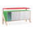 Palm Leaf Green and Blue/Red
