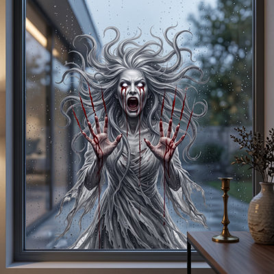 Halloween Decor Reusable Decorative Window Clings Apply Removable Window Decals For Home Glass Doors Cabinets Office Partitions Storefronts Window Stickers For Everyday