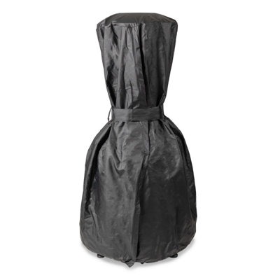 Couvre-foyer au propane de marque TIKI, à utiliser avec la base du foyer au propane, l'accessoire de chauffage et la fixation de table, résistant aux intempéries, 39,5 po x 39,5 po, noir