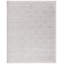Tapis gris clair / ivoire à motif géométrique Ammundsen-1282174993