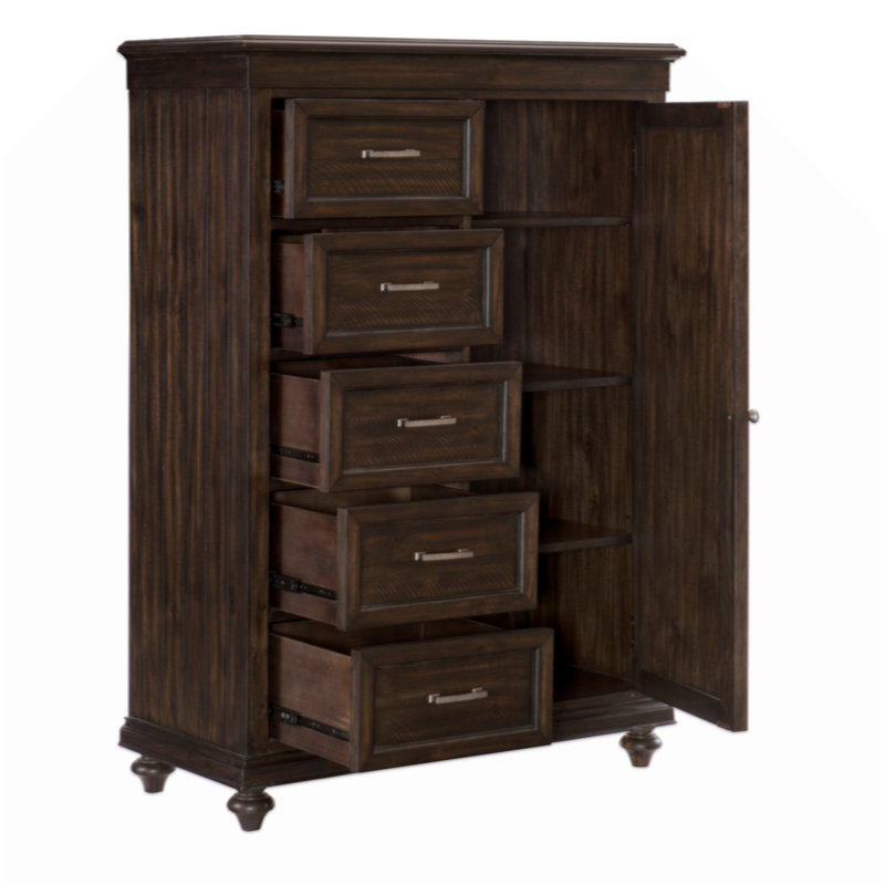 Commode pour homme 5 tiroirs Saravia