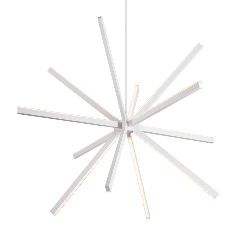 Black Sputnik Sirius LED Chandelier