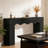 Wavy Edge Style Sofa Table,Console Table,Entryway Table-2065968107