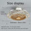 Aarie Crystal Bladeless Ceiling Fan Light,Ceiling Fan with Lights Remote Control,Low Profile Ceiling Fan-108939791
