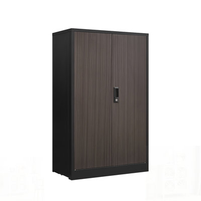 Armoire de rangement en métal avec portes verrouillables et tablette réglable, armoire de rangement pliante, armoire de rangement pliante pour bureau personnel, école, garage