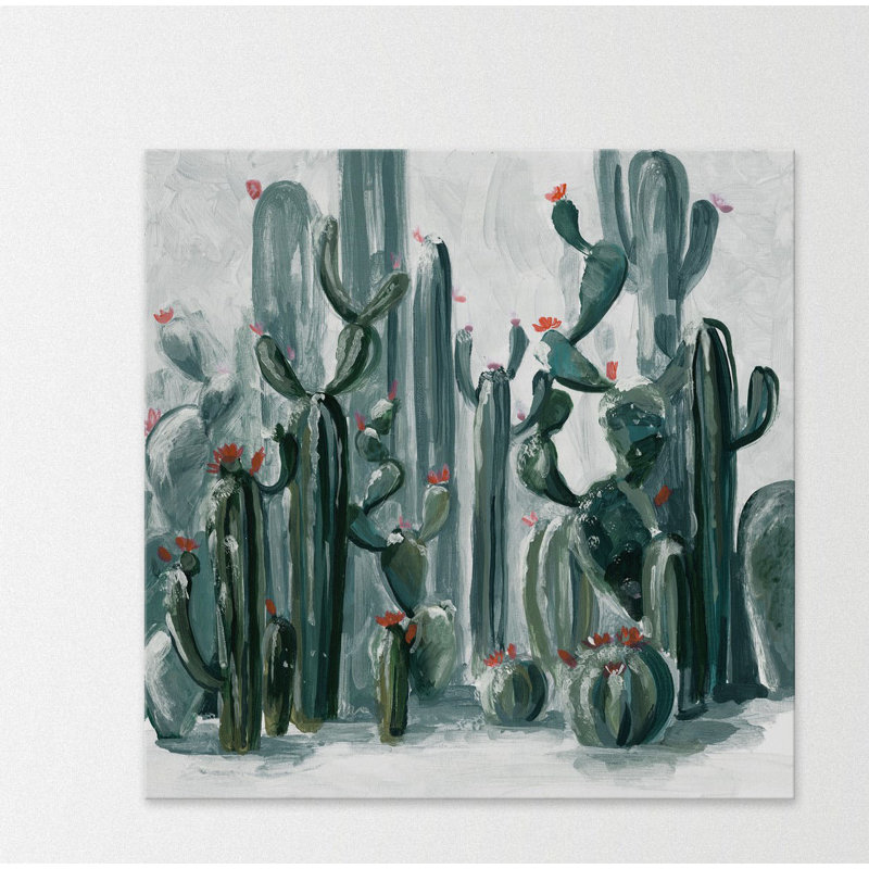 " Cactus Garden I ", 12" H x 12" W