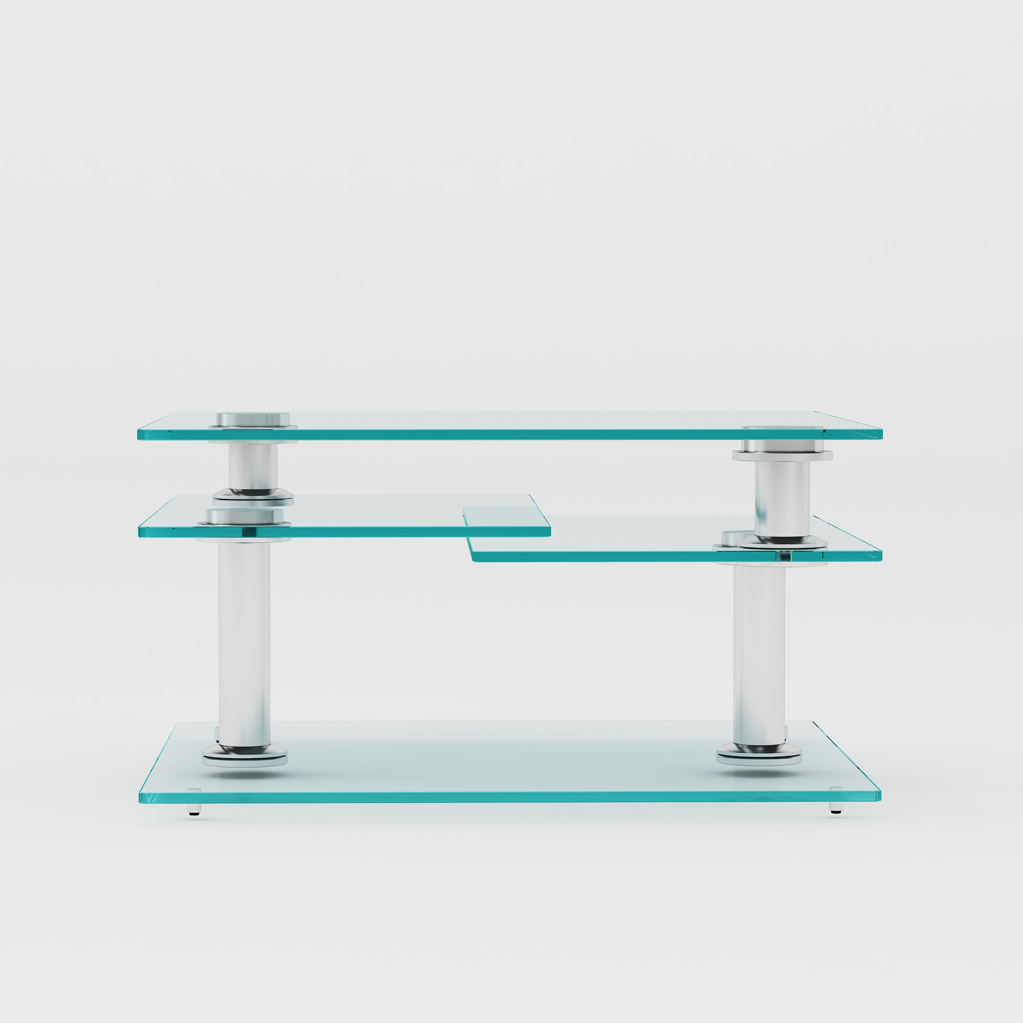 Orren Ellis Endeavour Contemporary Multi-Top Motion Glass Cocktail ...