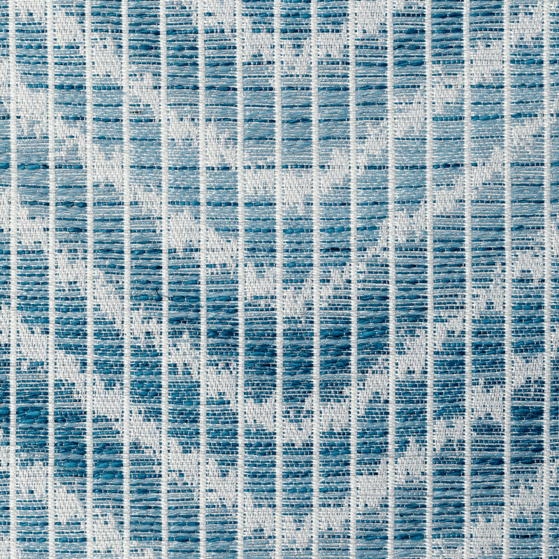 Granville Weaves Chausey Cotton Blend Fabric, Blue