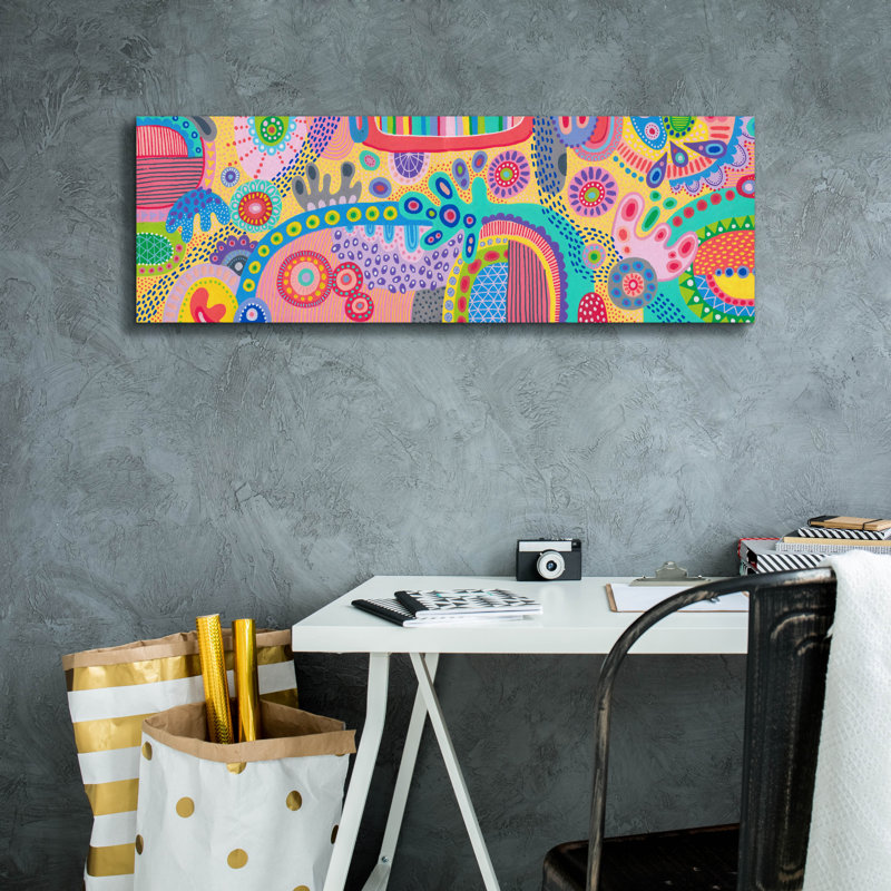Epic Graffiti 'Party Time' by Hello Angel Canvas Wall Art