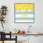 Giclée encadrée zeste d'agrumes avec rayures, design par Anna Quach-1706797312-1706797313