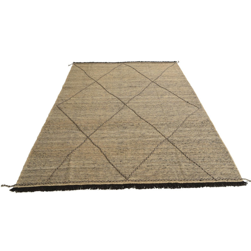 Tapis brun clair 7 x 10 Pinson