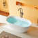 69 in. x 29.5 in. Freestanding Stone Solid Surface Soaking Tub with Overflow and Pop-Up Drain, Matte White