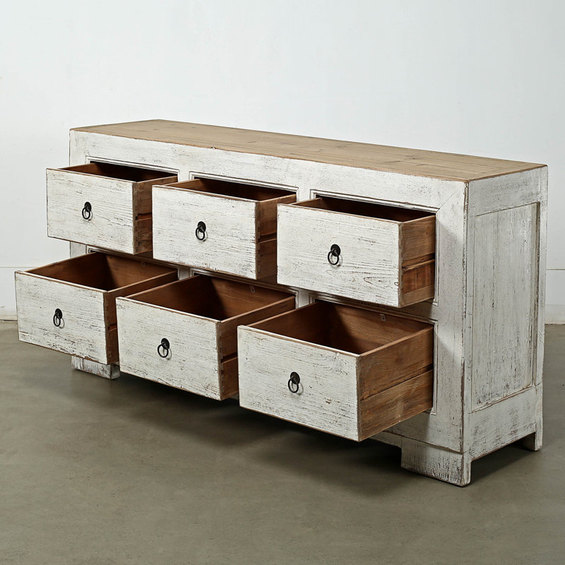 6 - Drawer Solid Wood Dresser