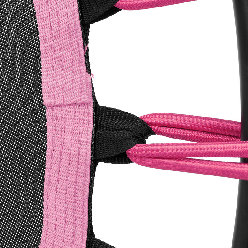 Freeport Park ft Round Backyard Trampoline, Black/Pink