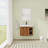 28'' Wall-Mounted Floating Bathroom Vanity with Ceramic Top and Soft-Close Door