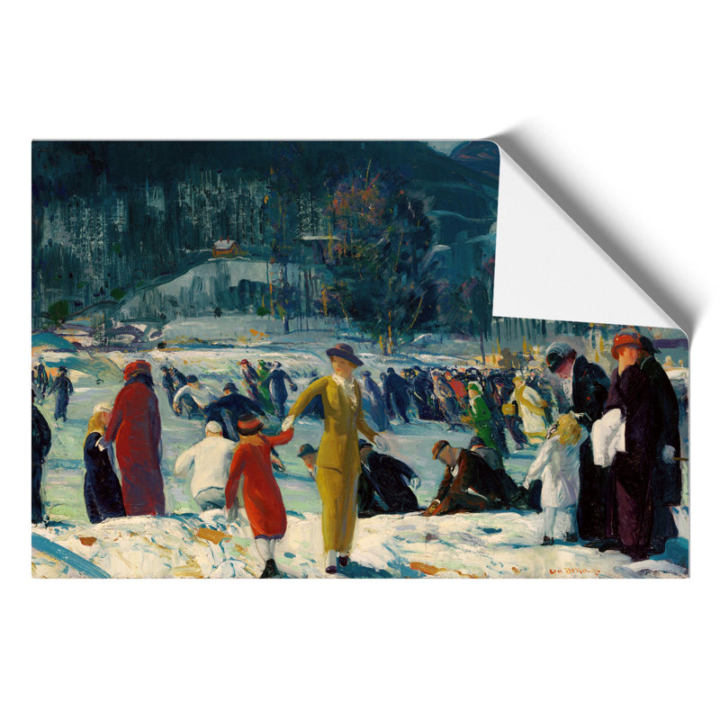 Love of Winter by George Bellows - Frameless Print, 21cm H x 30cm W x 0.1cm D