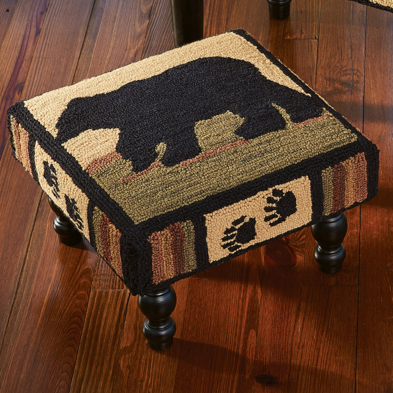 Huldah Solid Wood Accent Stool