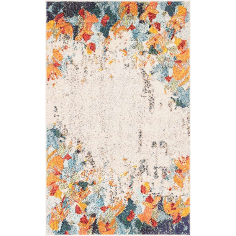 Patrocinia Abstract Indoor Rug, Rectangle 3'3" x 5'3"