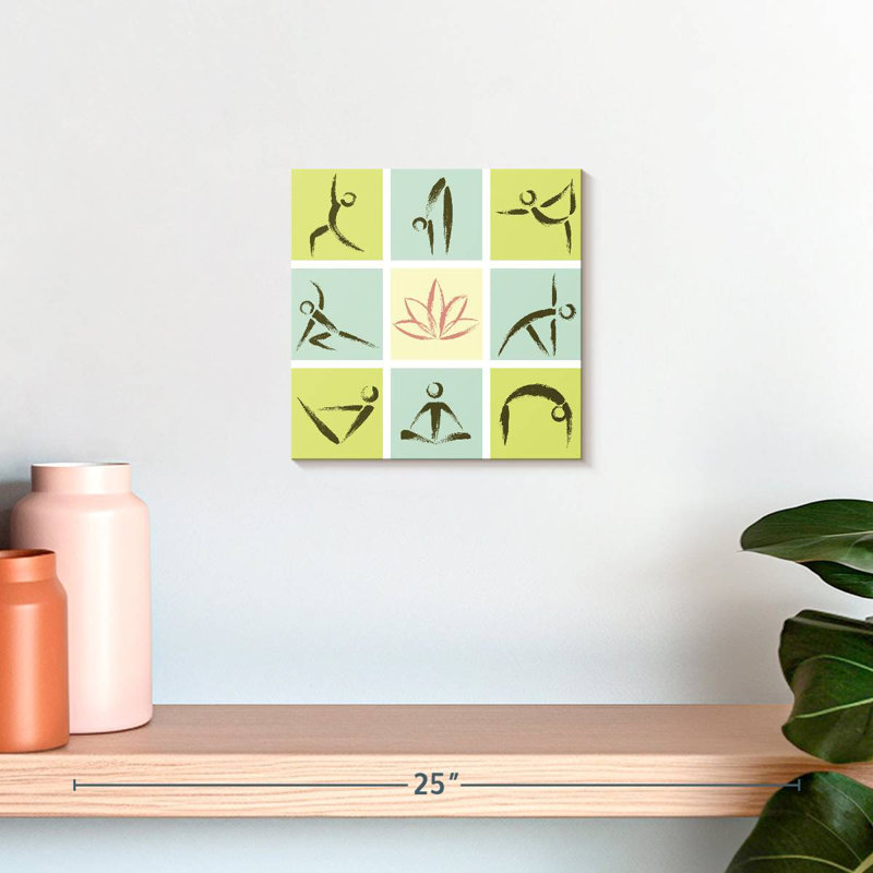 Pose de yoga Kerrick Lotus Zen, H 10 po x l 10 po