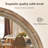 Eberlein Wood Round Wall Mirror-1284972873