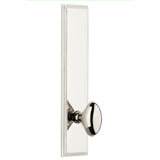 Grandeur Carré Tall Plate Single Dummy with Eden Prairie Door Knob