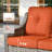 2 - Person Outdoor Wicker High Back Sofa With Cushions, All Weather Rattan Loveseat-1113021631