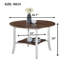 Ensemble de table ronde avec 4 chaises pour la salle à manger et le salon