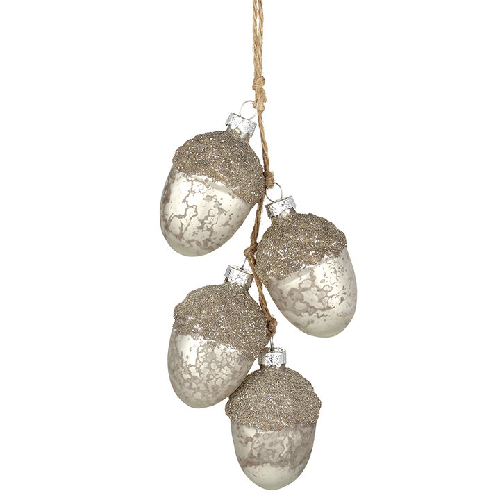 18cm Glass Holiday Shaped Ornament