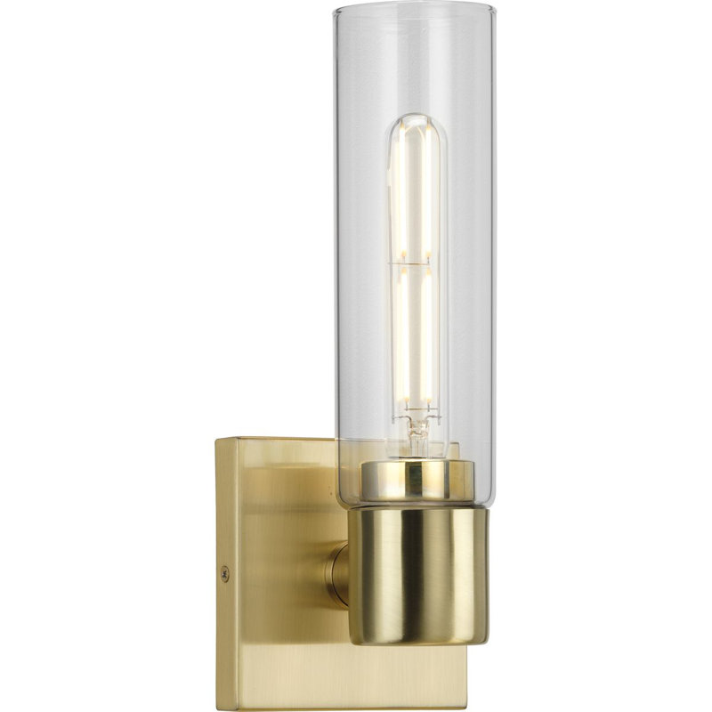 Armed Sconce, Satin Brass