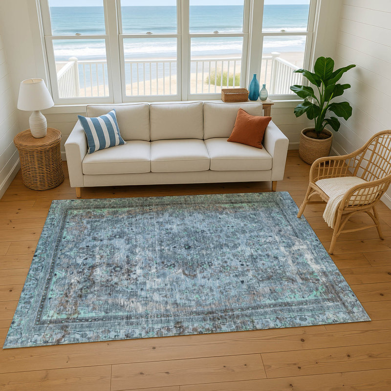 Tapis global de qualité supérieure lavable à la machine AMF1646, Rectangle 10 pi x 14 pi