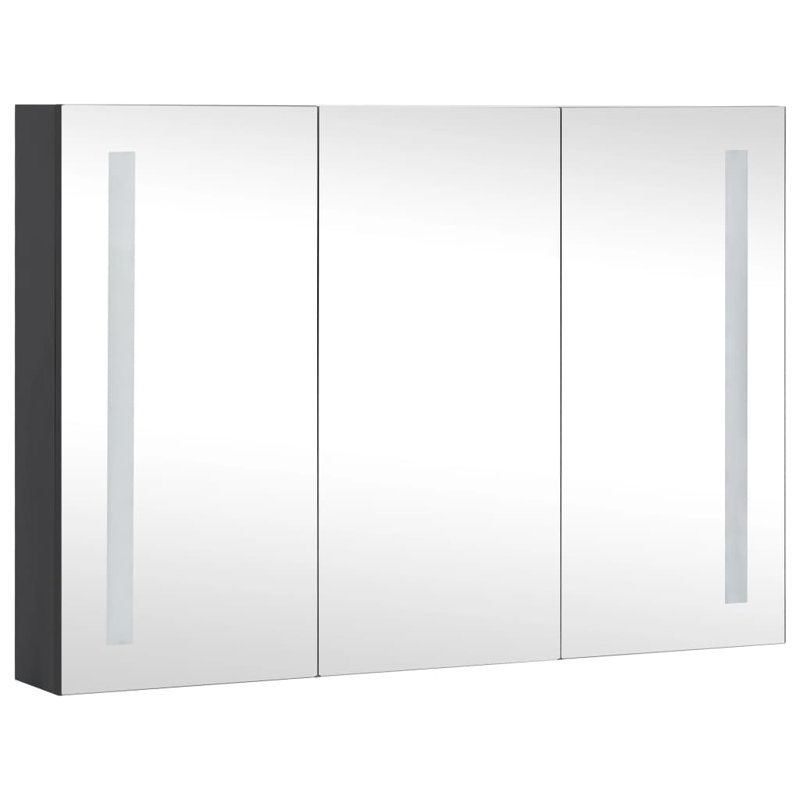 Kantor 89mm W 62mm H Surface Framed Medicine Cabinet Mirror 5 Fixed