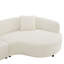 Canapé d'angle rembourré Amadora 118,90 po, forme haricot-132209085-135094352