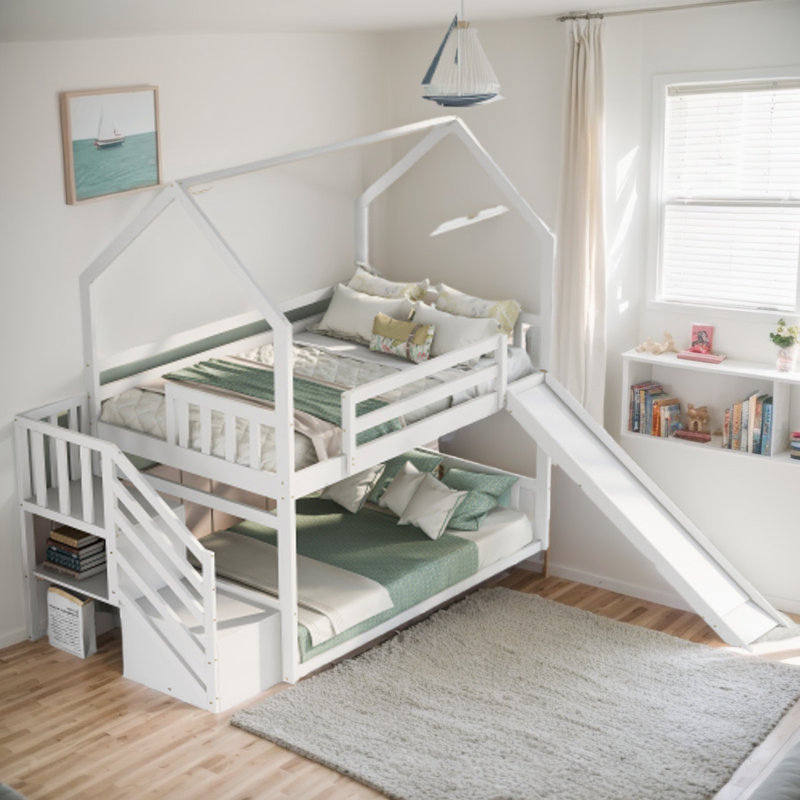Adeena Solid Wood Open-Frame Bed