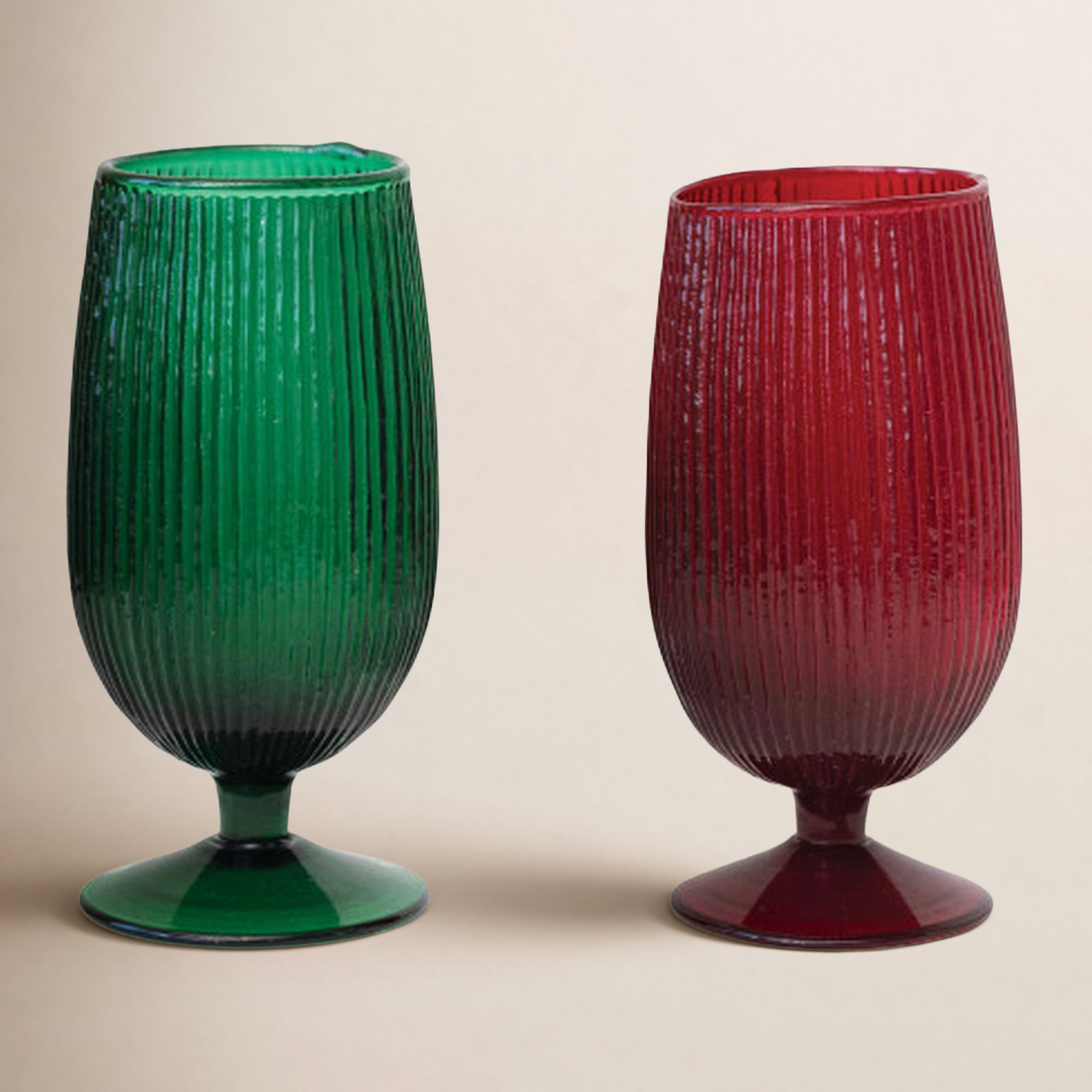 Rushan Ribbed Pilsner Glass