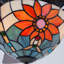 52" Vintage Ceiling Fan With Tiffany Stained Glass Shade