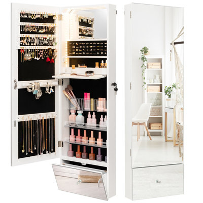 Aracelis 14.5'' Wide Wall Jewelry Armoire