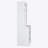 83.4"Tall Bookshelf &Writting Desk Suite,Modern Bookcase Suite with LED Lighting, Drawers,Study Desk and Open Shelves,2-Piece Set Storage Bookshelf for Living Room,Home Office,Study room,White