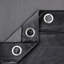 Safia 100% Crushed Velvet Eyelet Sheer Window Curtains-49251634-49251791