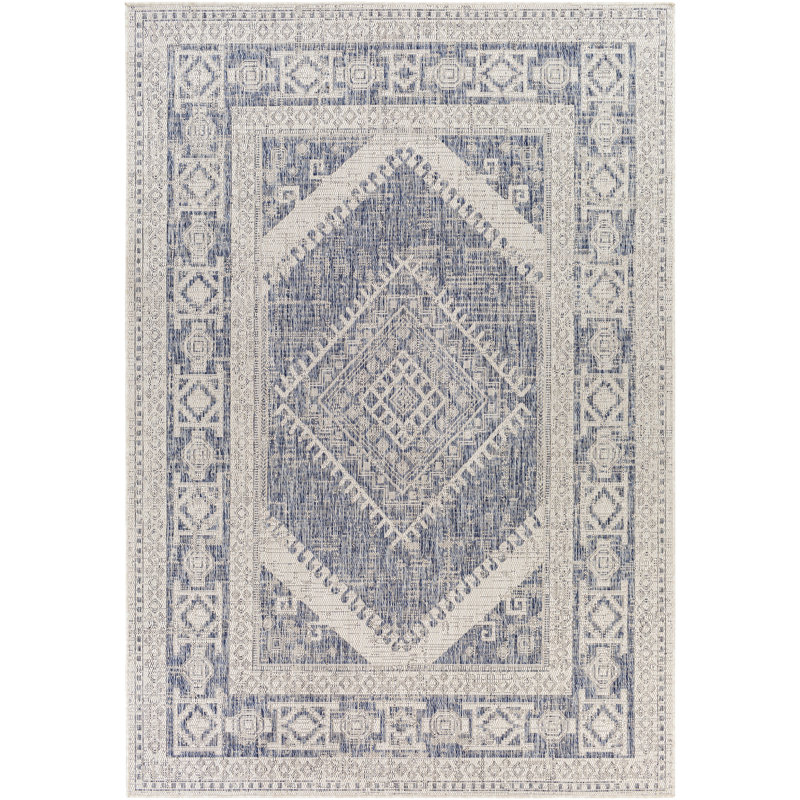 Outdoor Boho Rug Blue/Grey_TRG2344, Rectangle 200 x 275cm