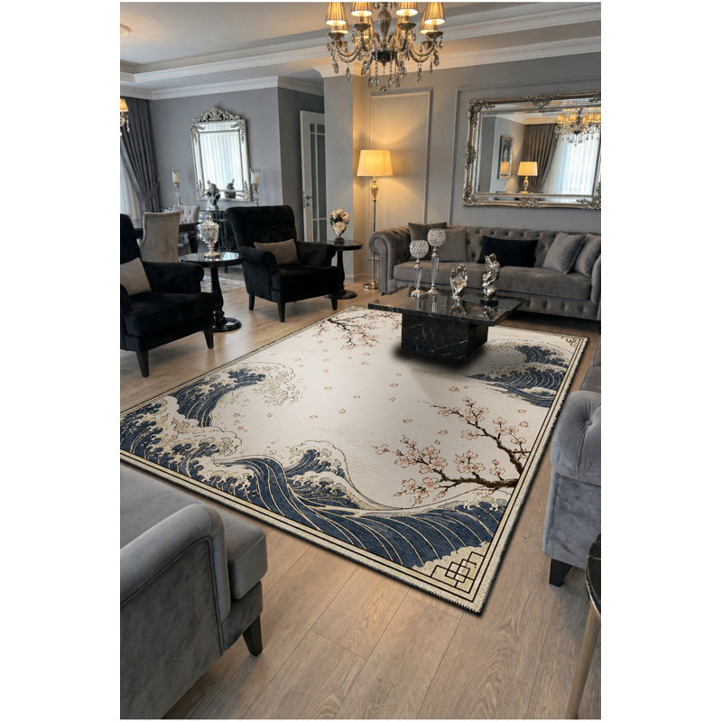 Tapis tissé à la crème Mosso, 2'6" x 9'10"