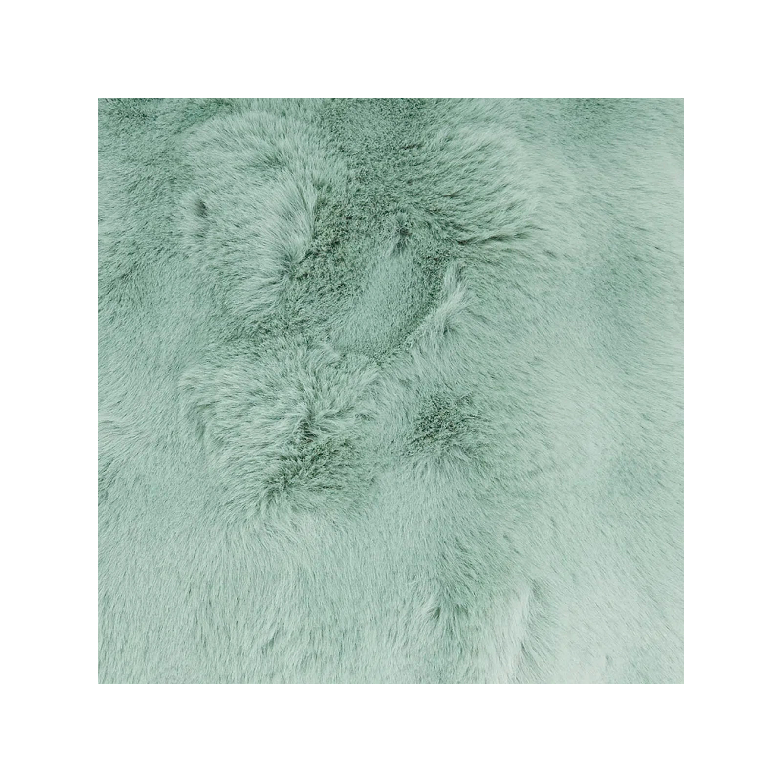 Cozy Bubble Faux Fur Pillow Cover, No Insert, Mint, Square 20"