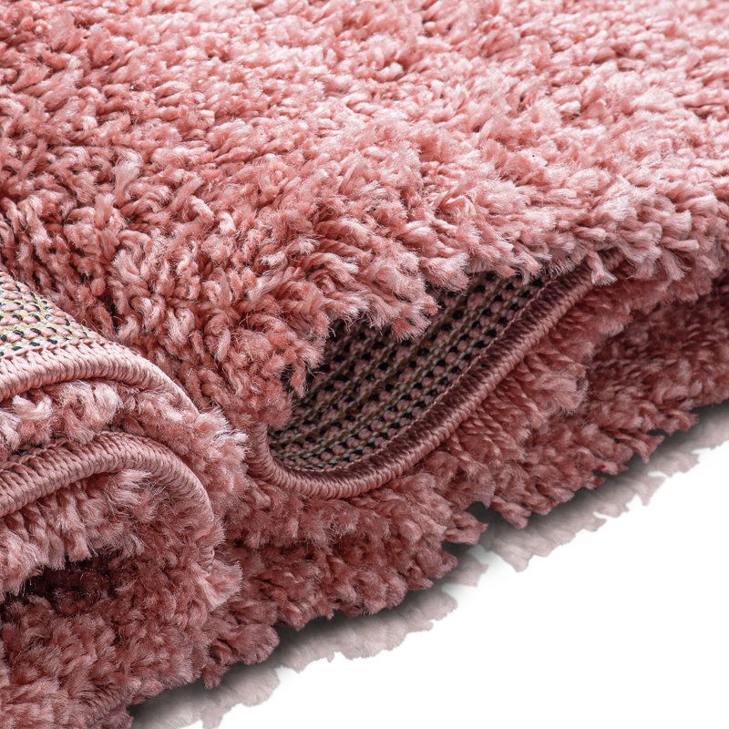 Adavia Shaggy Rug, Rectangle 80 x 150 cm, Pink
