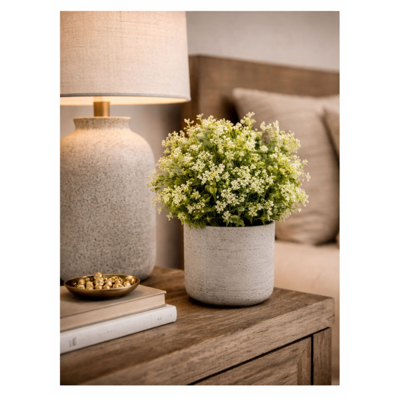Faux White Berry Arrangement