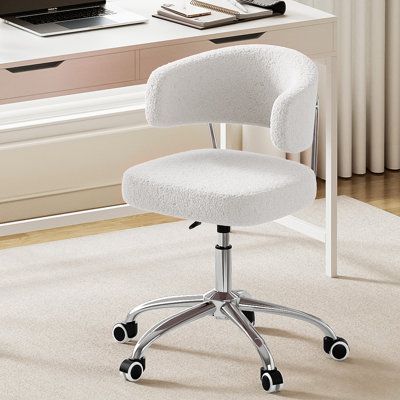 17 Stories Rencho Wool Office Chair