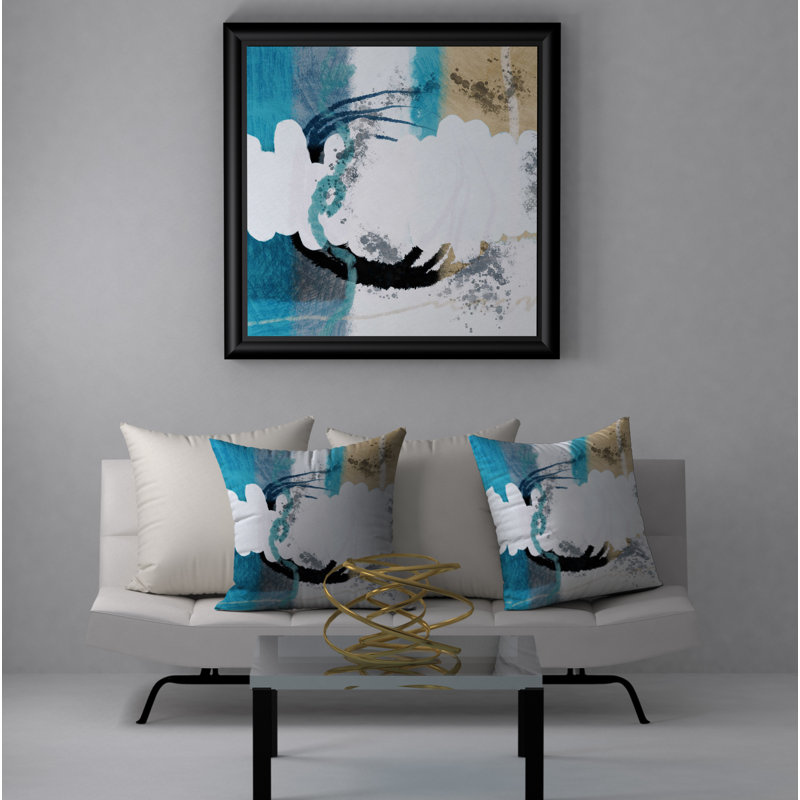 Reversible Throw Pillow, 24" x 24"