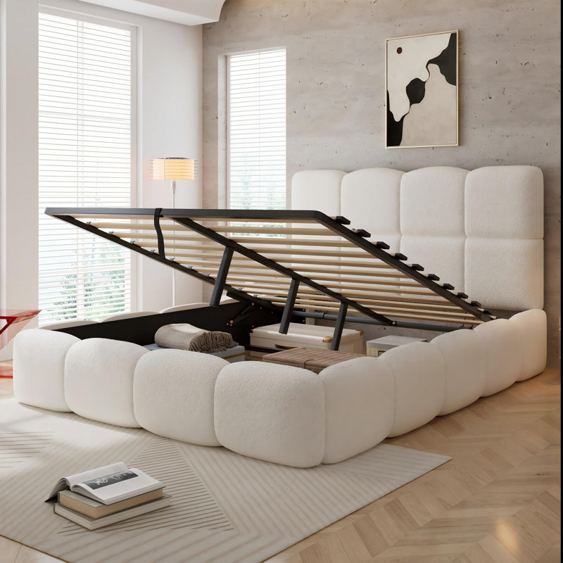 Upholstered Ottoman Storage Bed