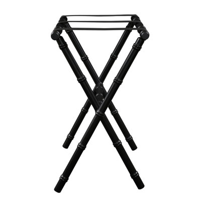 Folding Wood Bamboo Inspired Luggage Rack