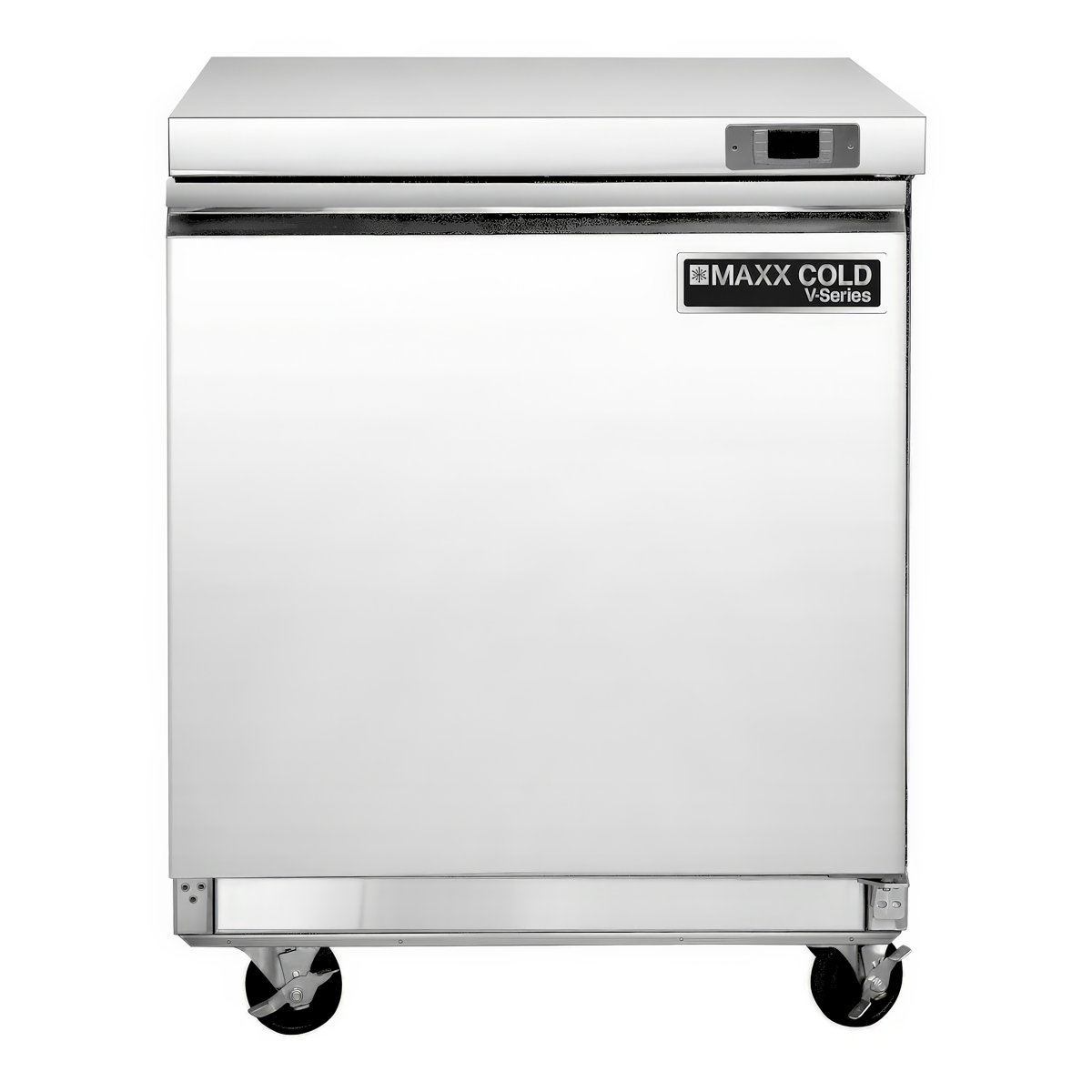 Maxx Cold V-Series 1 Door Undercounter Refrigerator, In Stainless Steel | Fridge.com