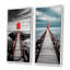 «Coastal Pier Reflections», 2 pièces sur toile-878687006-878687001