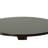 Elegant Black 47" Round Pedestal Dining Table with Spacious Seating for Four-1694973363